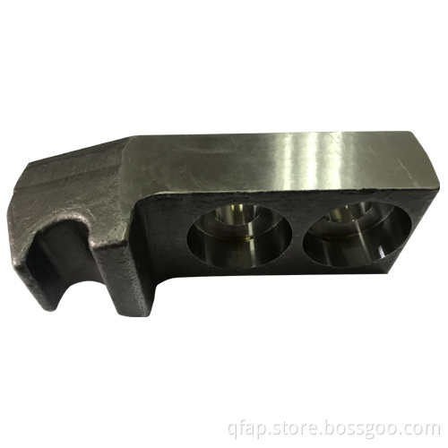 Haba yang diperlakukan Keratan Alloy Steel Rail Hook Clamp